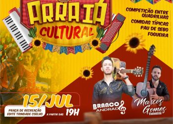 É HOJE! 5° Arraiá Cultural e competição entre quadrilhas, você não pode perder!