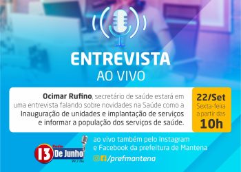 Entrevista Exclusiva: Secretário de Saúde, Ocimar Rufino, apresenta avanços e novidades na Saúde Municipal nesta sexta (22)