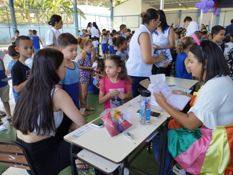 “Dia D” de vacinação: em Mantena, a Escola Municipal Mario Rigamont recebeu a Campanha de Multivacinação