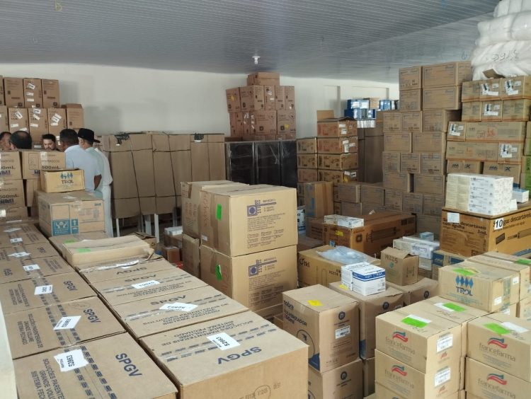 Abastecimento garantido: almoxarifado central da Secretaria de Saúde recebe reforço de novos materiais e equipamentos