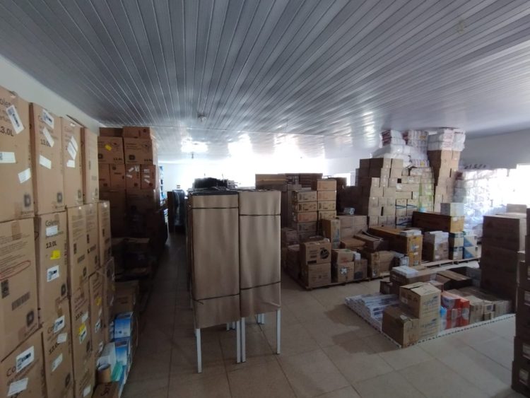 Abastecimento garantido: almoxarifado central da Secretaria de Saúde recebe reforço de novos materiais e equipamentos