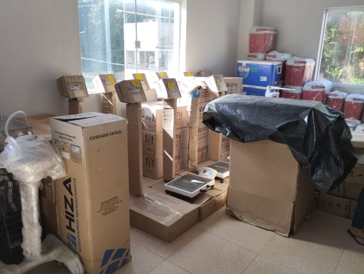 Abastecimento garantido: almoxarifado central da Secretaria de Saúde recebe reforço de novos materiais e equipamentos