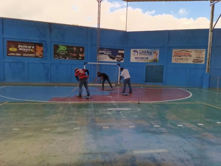 Prefeitura realiza reforma no Ginásio Poliesportivo Raimundo Maria