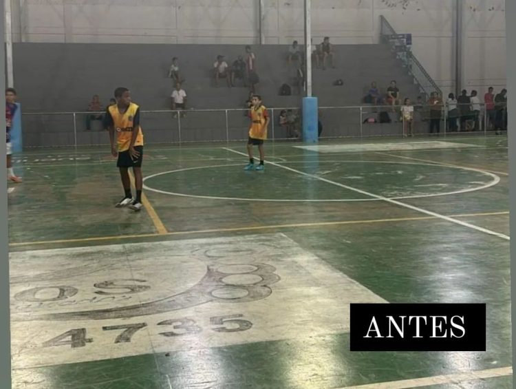 Prefeitura realiza reforma no Ginásio Poliesportivo Raimundo Maria