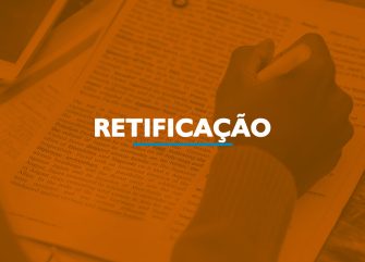 Retificação do Processo Seletivo Educação