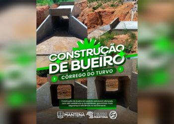 Prefeitura constrói bueiro no Córrego do Turvo e reforça infraestrutura rural