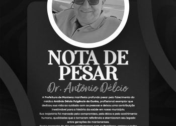 Prefeitura de Mantena lamenta o falecimento do Dr. Antônio Délcio e presta homenagem à sua trajetória na saúde