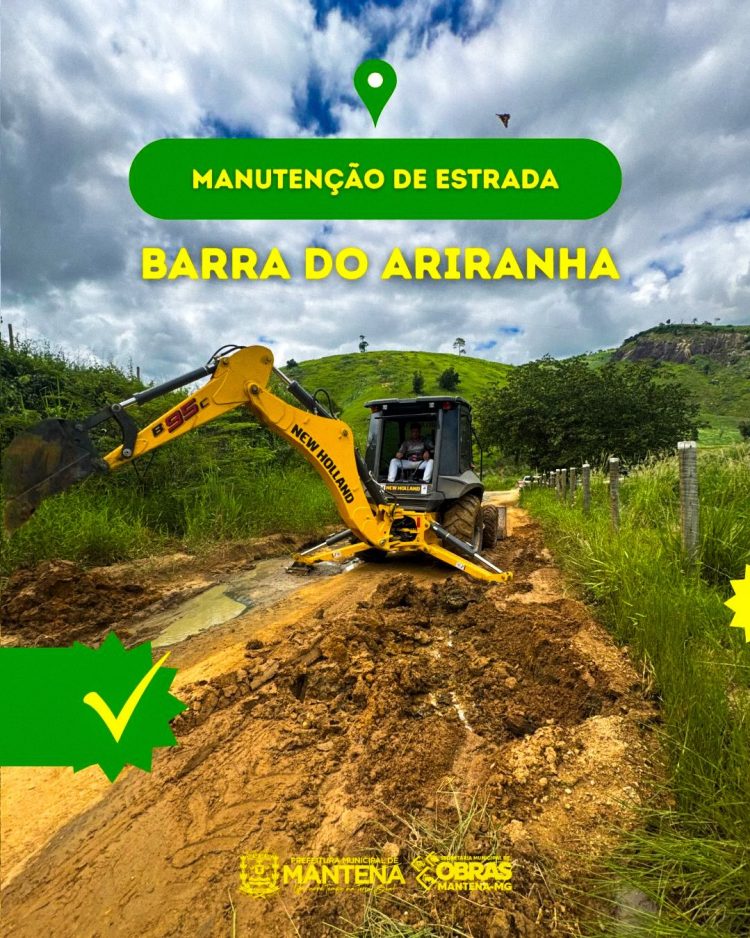 Trabalhos de manutenção avançam e garantem mais segurança nas estradas rurais