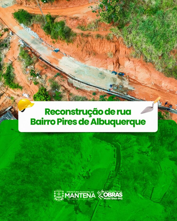 Recuperação da Rua B avança e leva mais infraestrutura ao Bairro Pires de Albuquerque