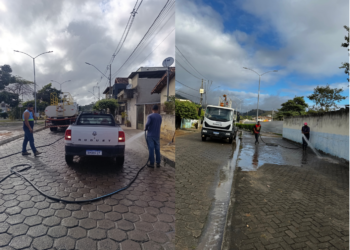 Prefeitura intensifica lavagem de ruas e reforça a limpeza urbana em diversos pontos da cidade