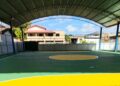 Revitalização das quadras escolares avança e chega à Escola Mário Rigamont