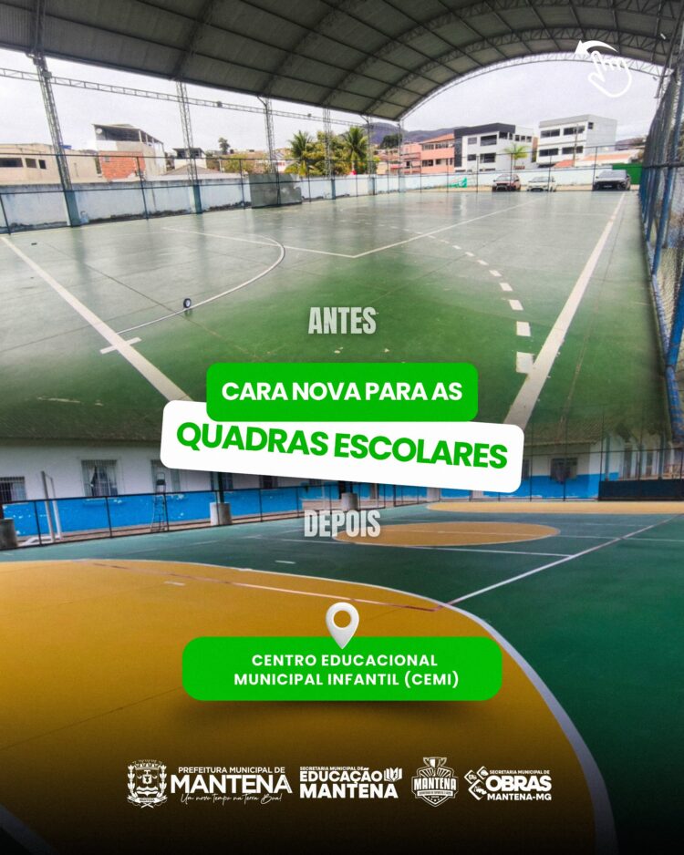 Esporte de cara nova: quadras do Jamiro Batista e CEMI recebem melhorias
